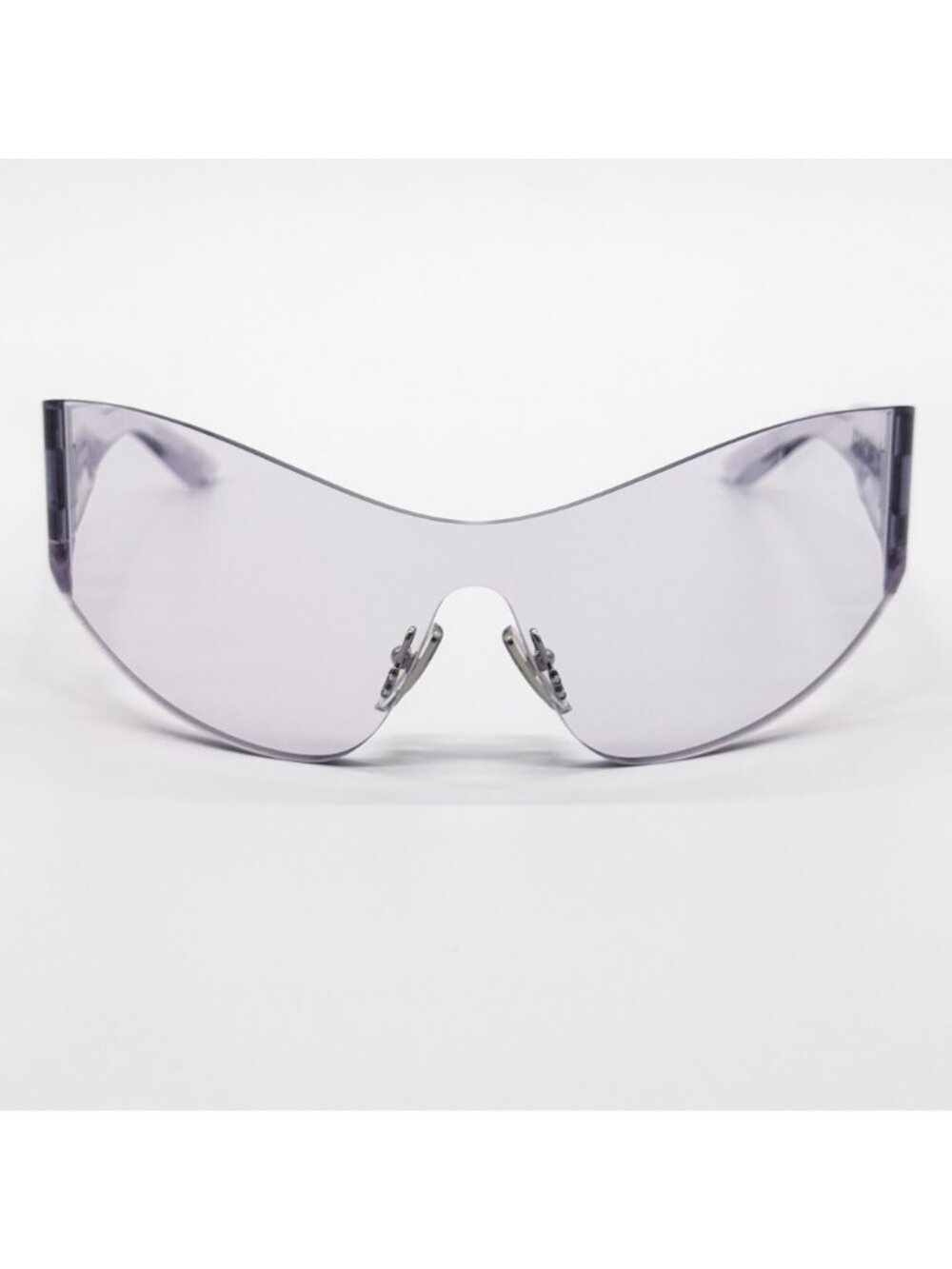 NEW BALENCIAGA BB0257S 002 SUNGLASSES CLEAR SHIELD UNISEX EYEWEAR BALENCIAGA - Picture 4 of 11